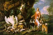 Diana with her Hunting Dogs Beside the Kill